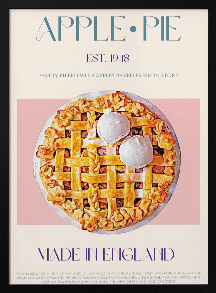 Apfelkuchen | Poster