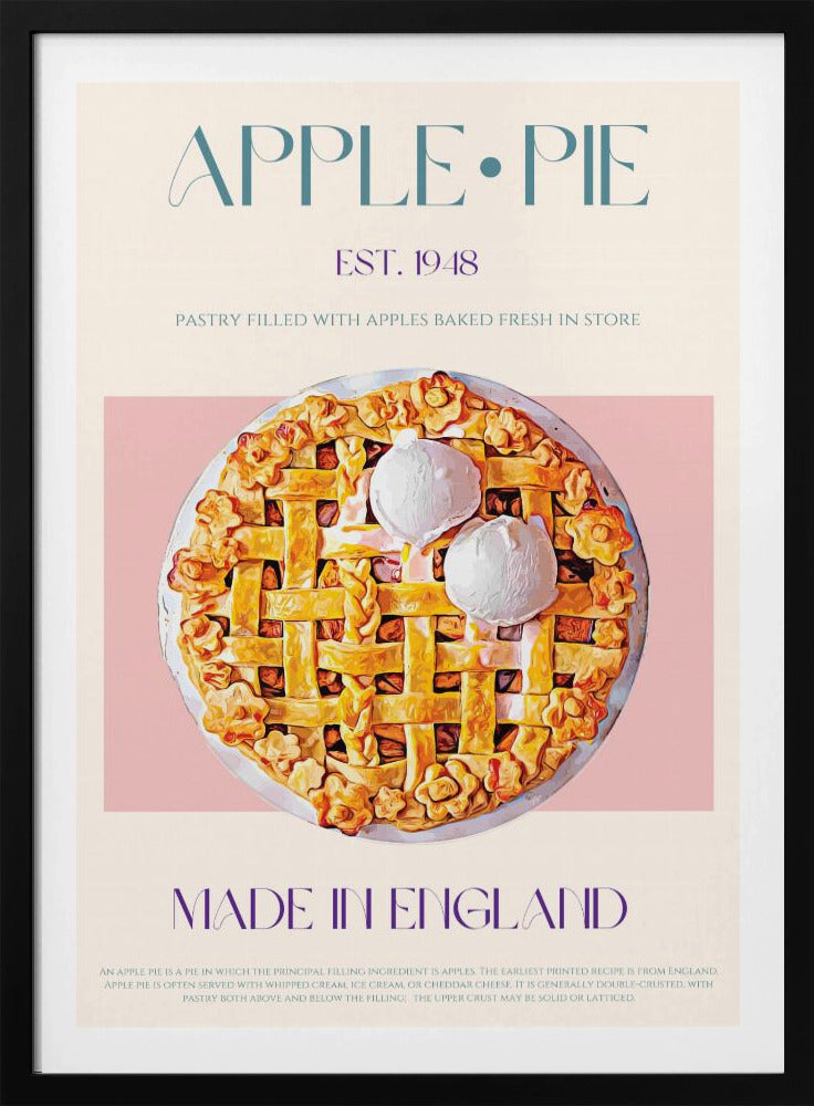 Apfelkuchen | Poster