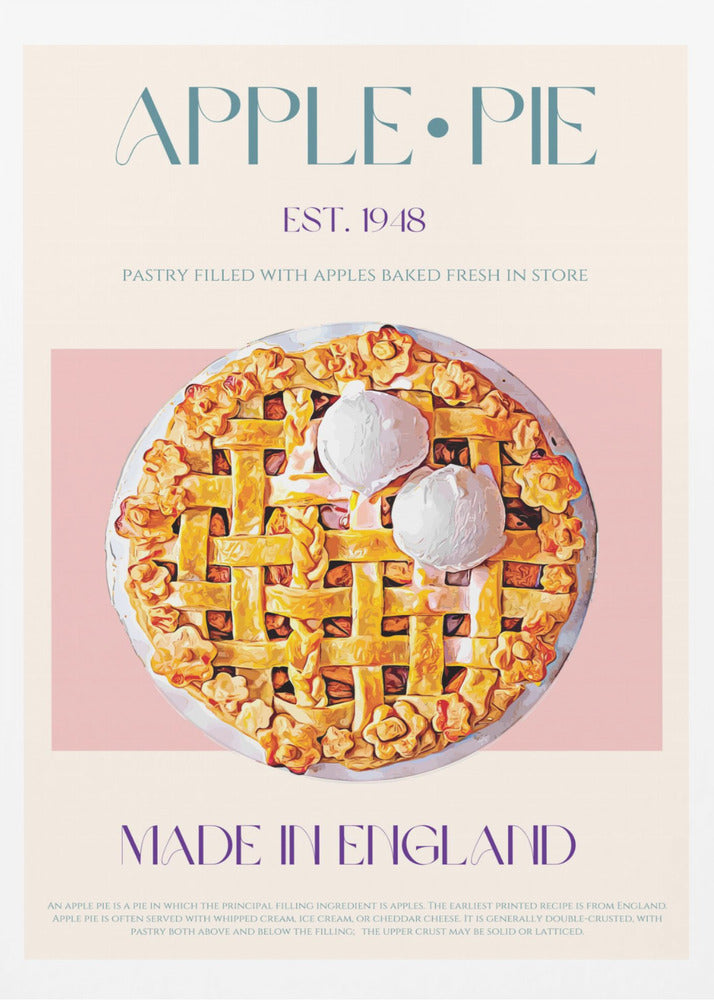 Apfelkuchen | Poster