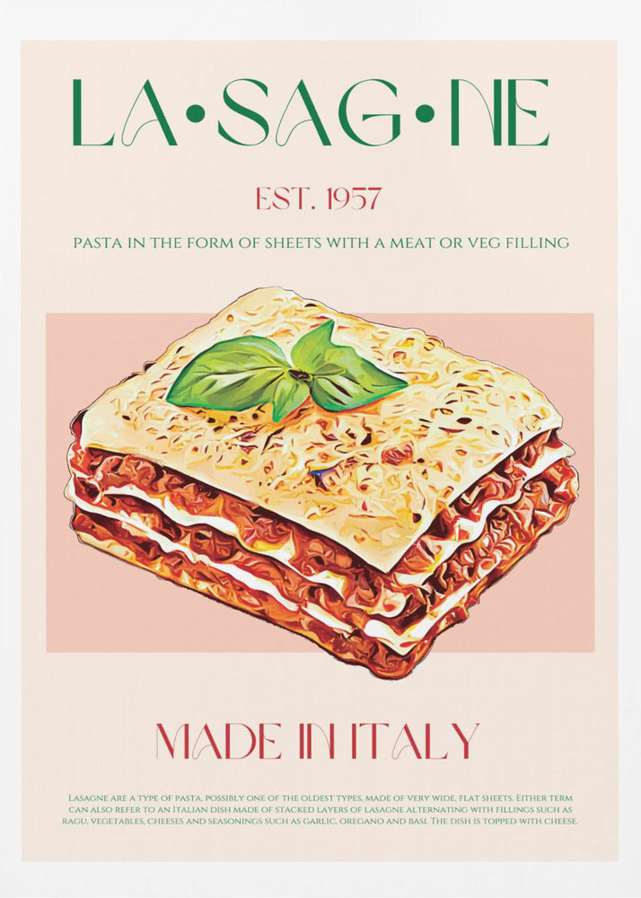Layers of Lasagna | Poster