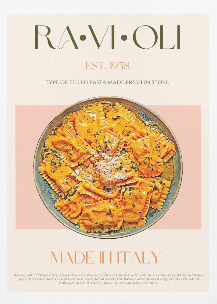 Italian Origin And Fresh Ingredients | Poster