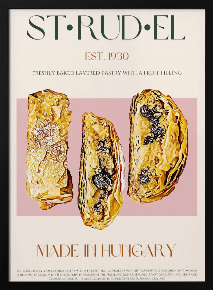 Gyllene strudelskiva | Poster