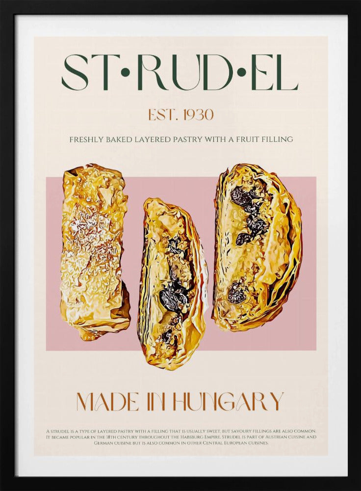 Gyllene strudelskiva | Poster