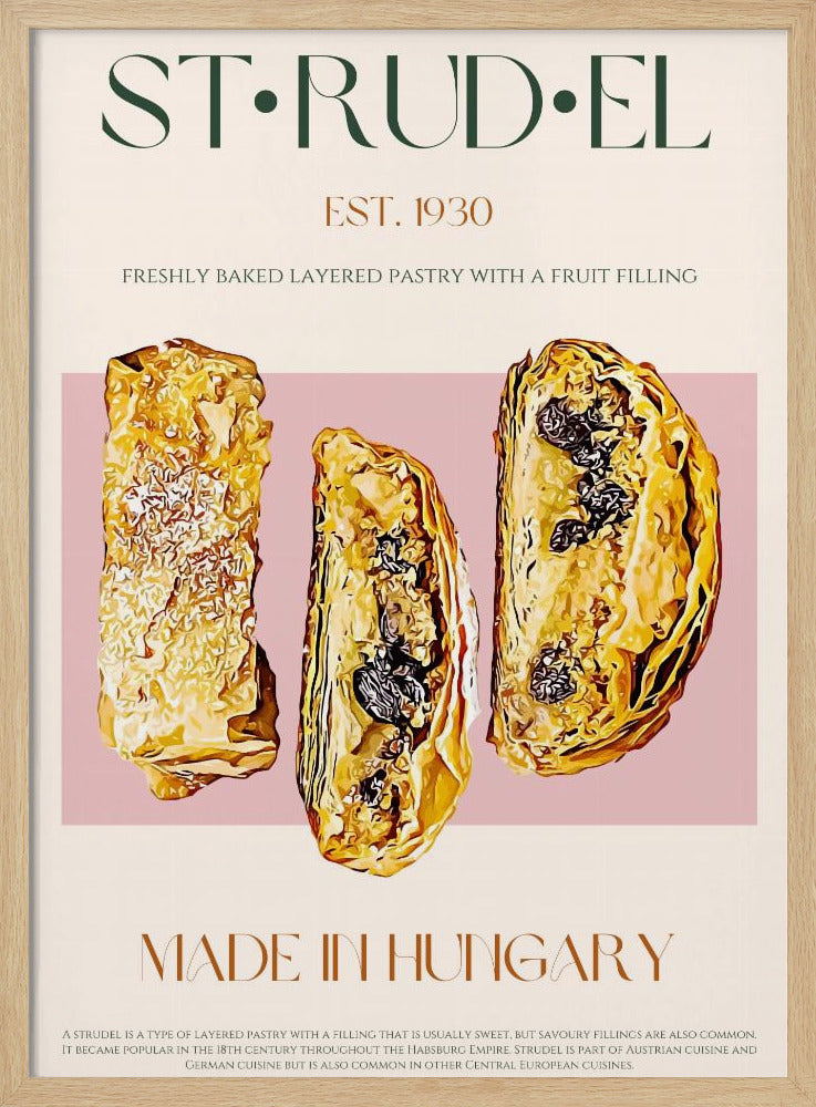 Gyllene strudelskiva | Poster