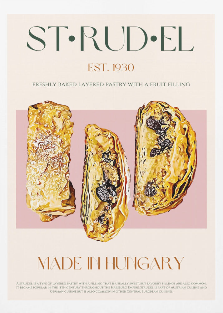Gyllene strudelskiva | Poster