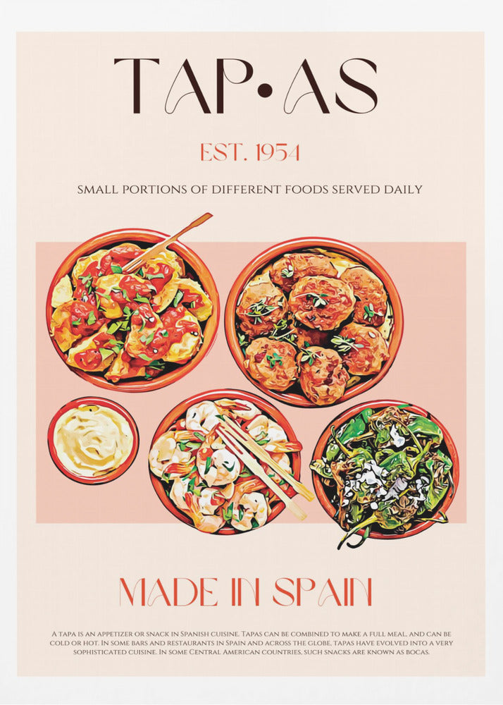 Flavorful Spanish Bites | Poster