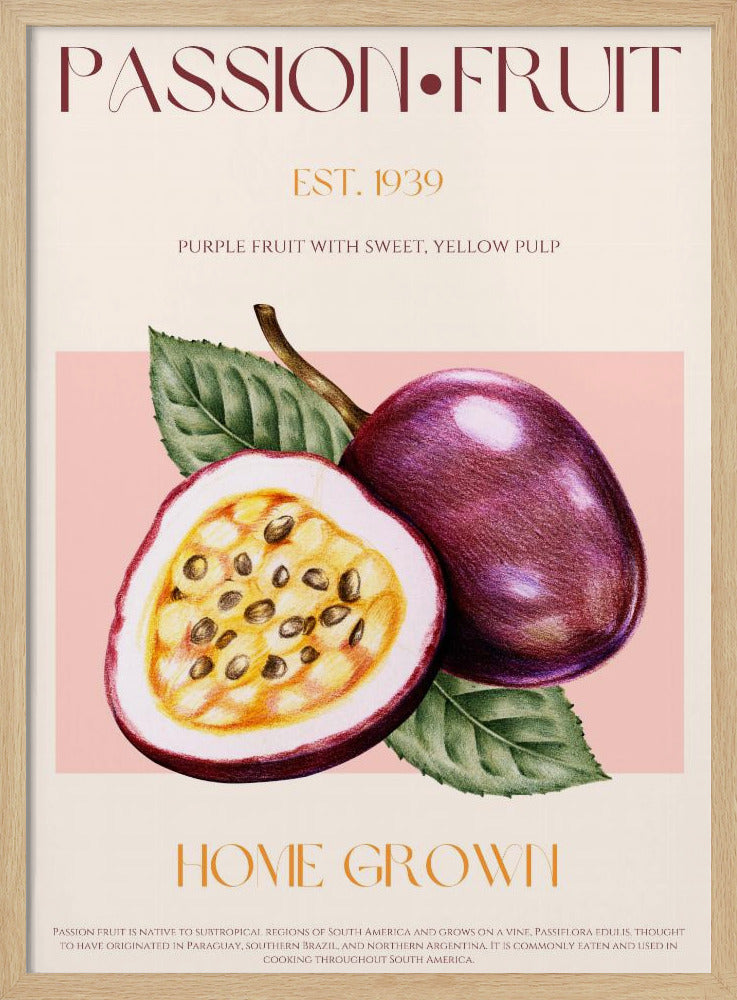 Livfull passionsfrukt | Poster