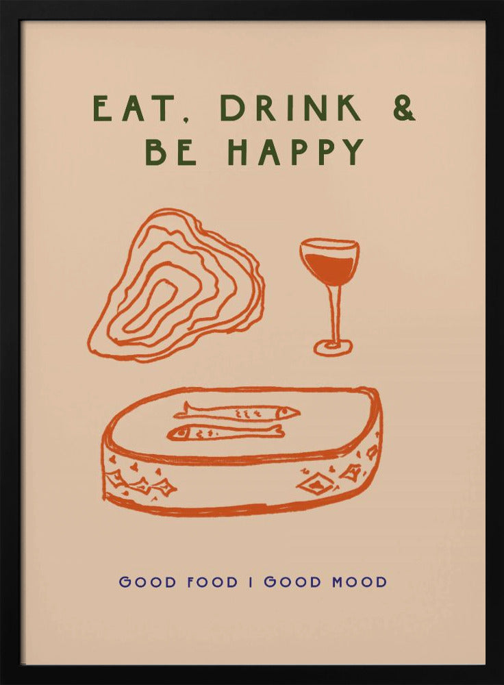 Comerbeberserfeliz | Posters - Impresiones de Arte