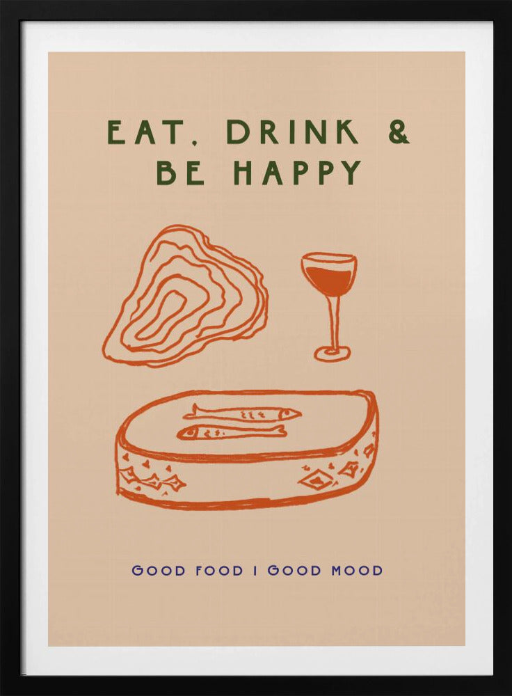 Comerbeberserfeliz | Posters - Impresiones de Arte