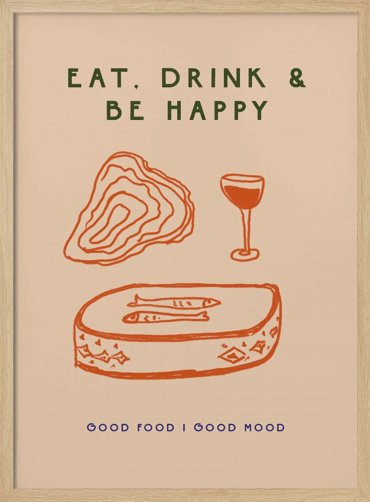 Comerbeberserfeliz | Posters - Impresiones de Arte