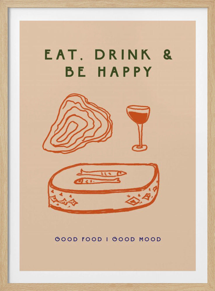 Comerbeberserfeliz | Posters - Impresiones de Arte