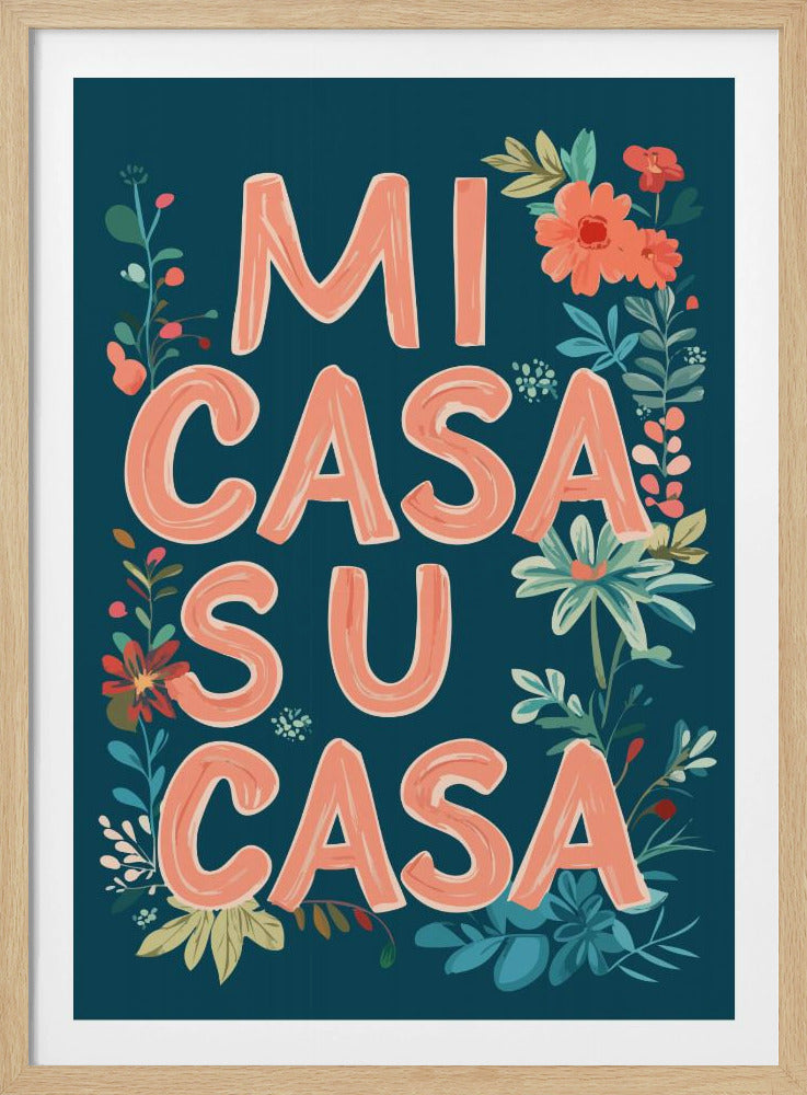 Välkommen Blommor | Poster
