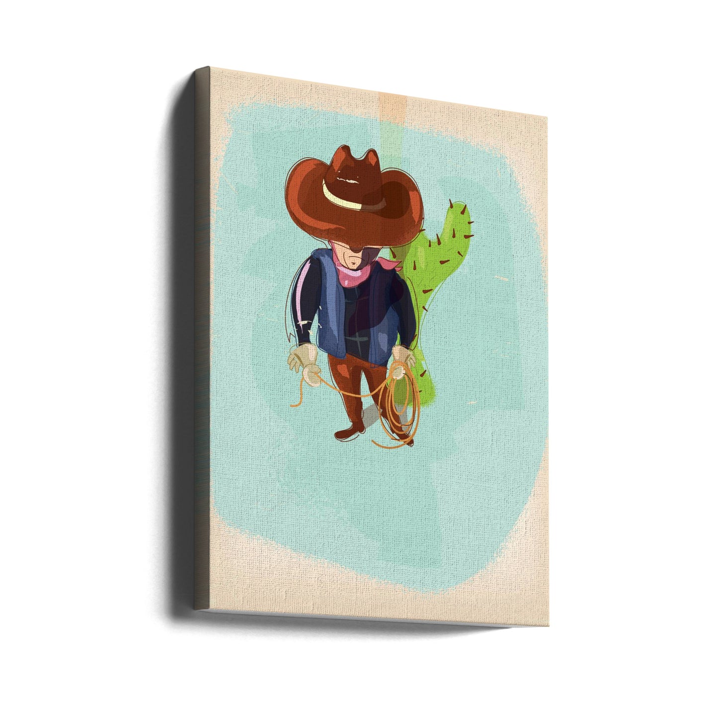 Cowboy texano | Stampe su Tela