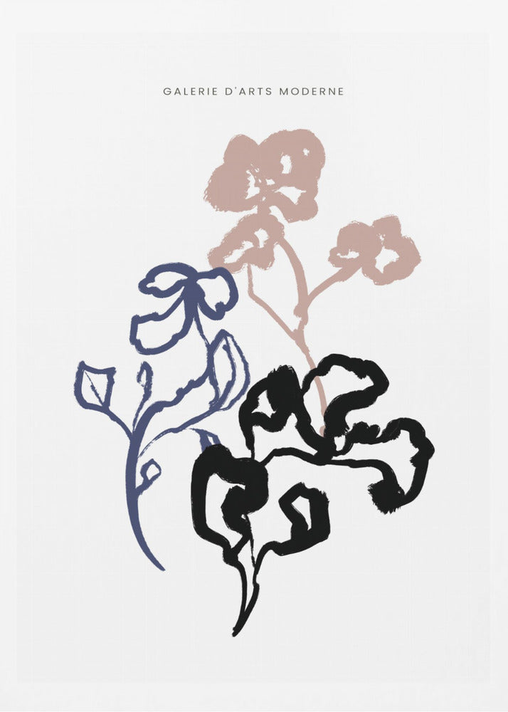Floral Silhouettes | Poster