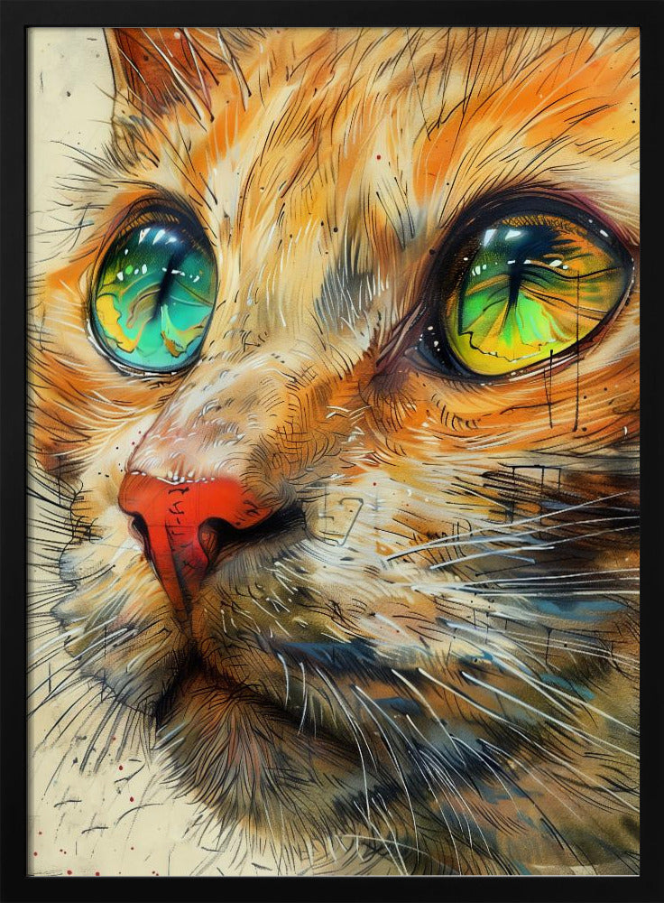 Ginger Cat J | Poster