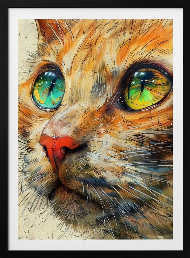 Ginger Cat J | Poster