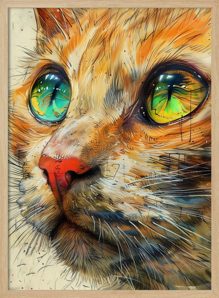 Ginger Cat J | Poster