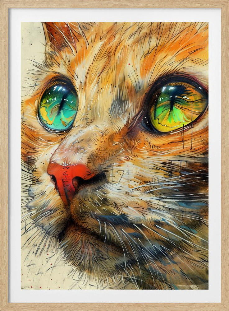 Ginger Cat J | Poster