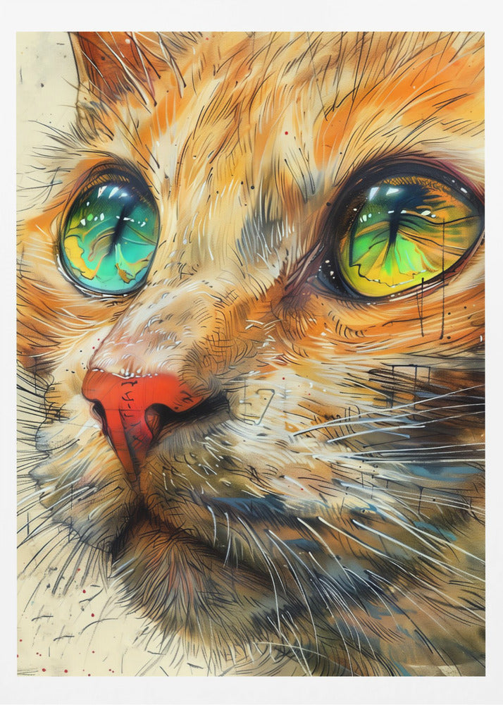 Ginger Cat J | Poster