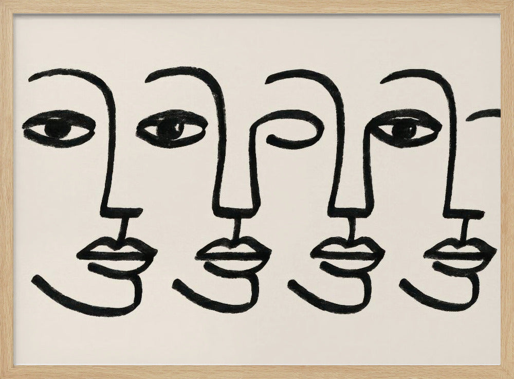 Faces in Harmony | Poster