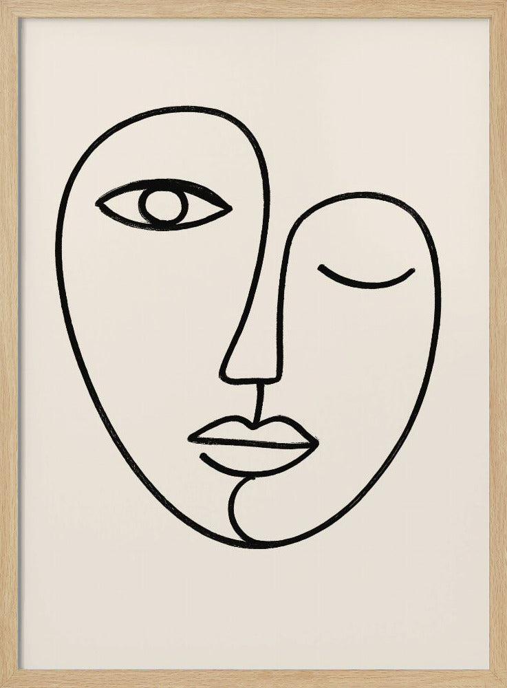 Minimalist Face | Poster