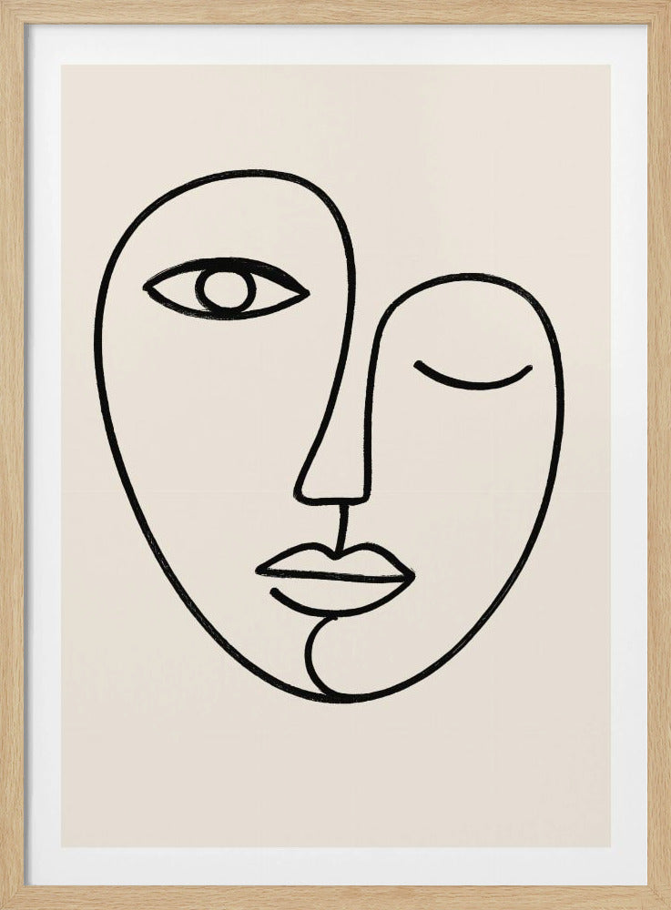 Minimalist Face | Poster