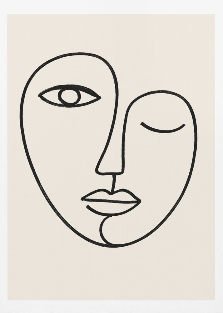 Minimalist Face | Poster