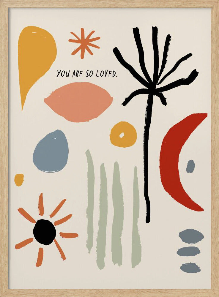 Abstract Embrace | Poster