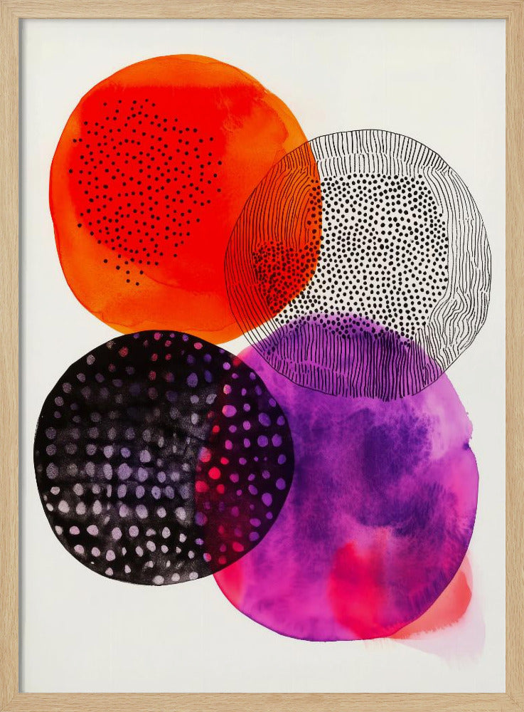 Composition with Overlapping Circles | Poster