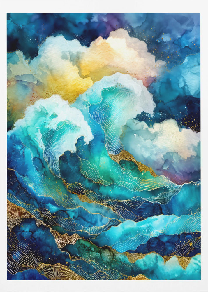 Nautica Sea Art Watercolor (23) | Poster