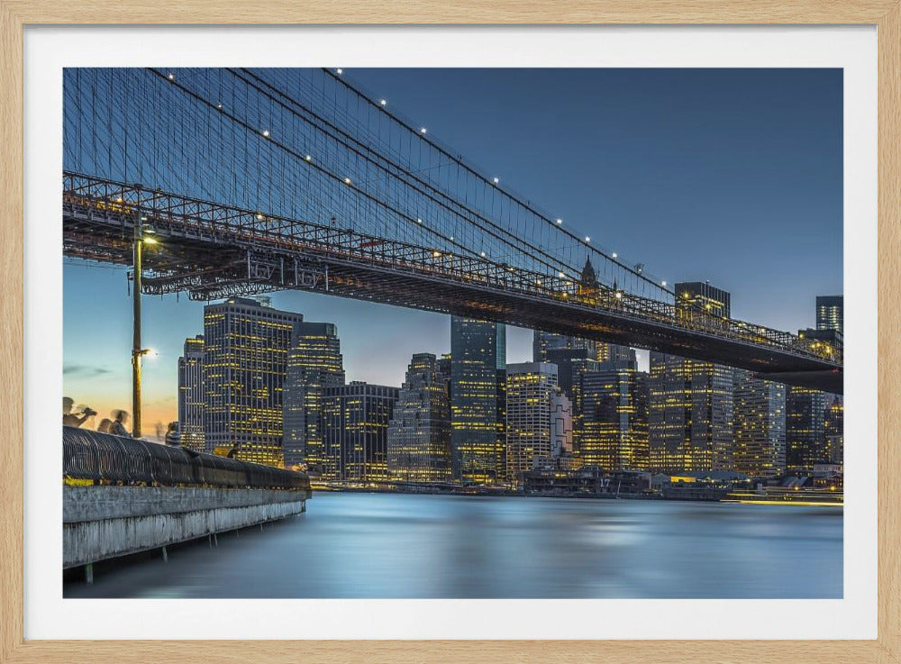 Nueva York – Hora azul sobre Manhattan | Posters - Impresiones de Arte