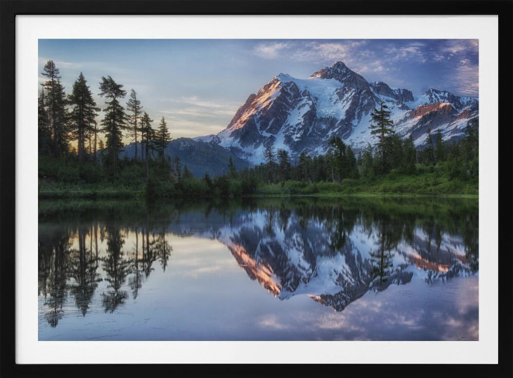 Lever de soleil sur le mont Shuksan | Posters - Affiche Artistique
