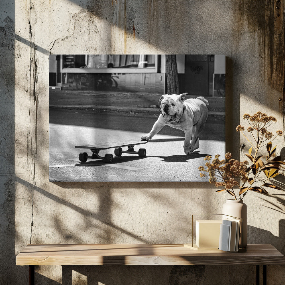 . . . les chiens veulent juste s'amuser. . . | Tableaux sur Toile