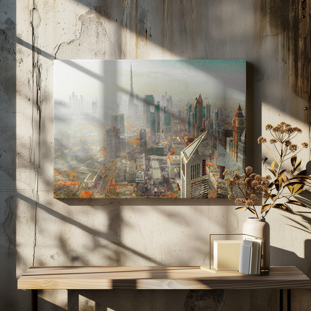 Twin Tower - Dubai | Canvas