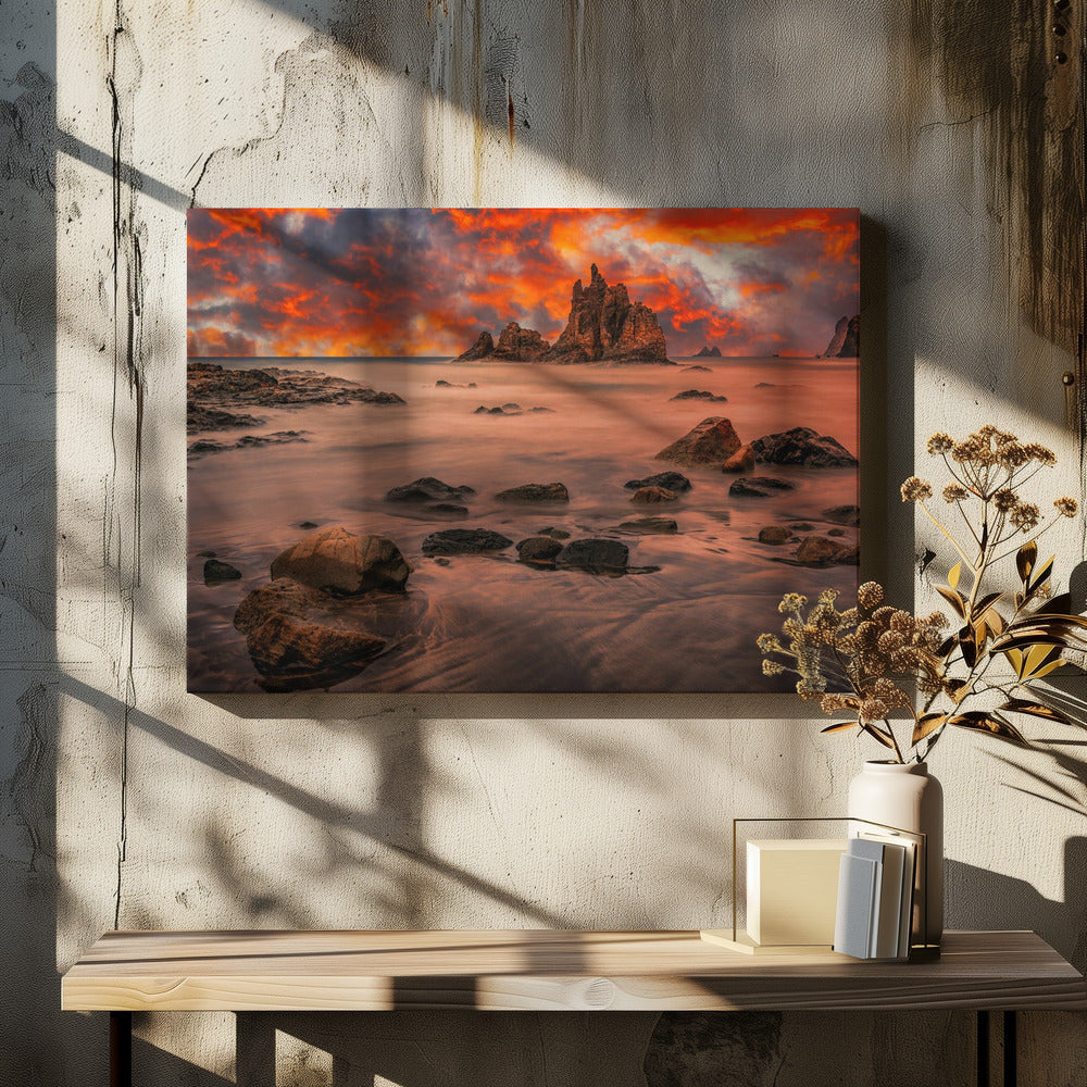 Kanarian auringonlasku | Canvastaulut