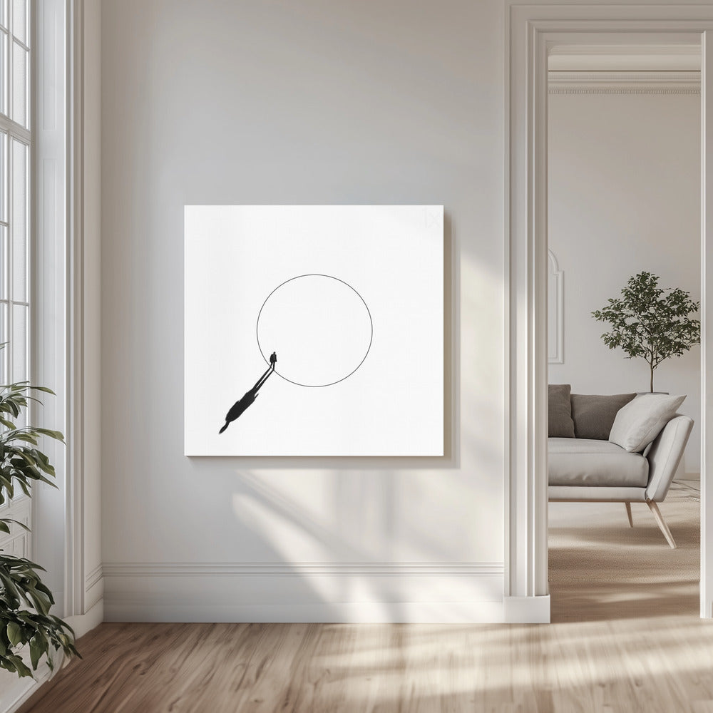 Ik loop een rondje! | Canvasprints