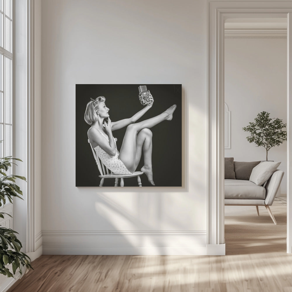 Selfie vintage | Tableaux sur Toile