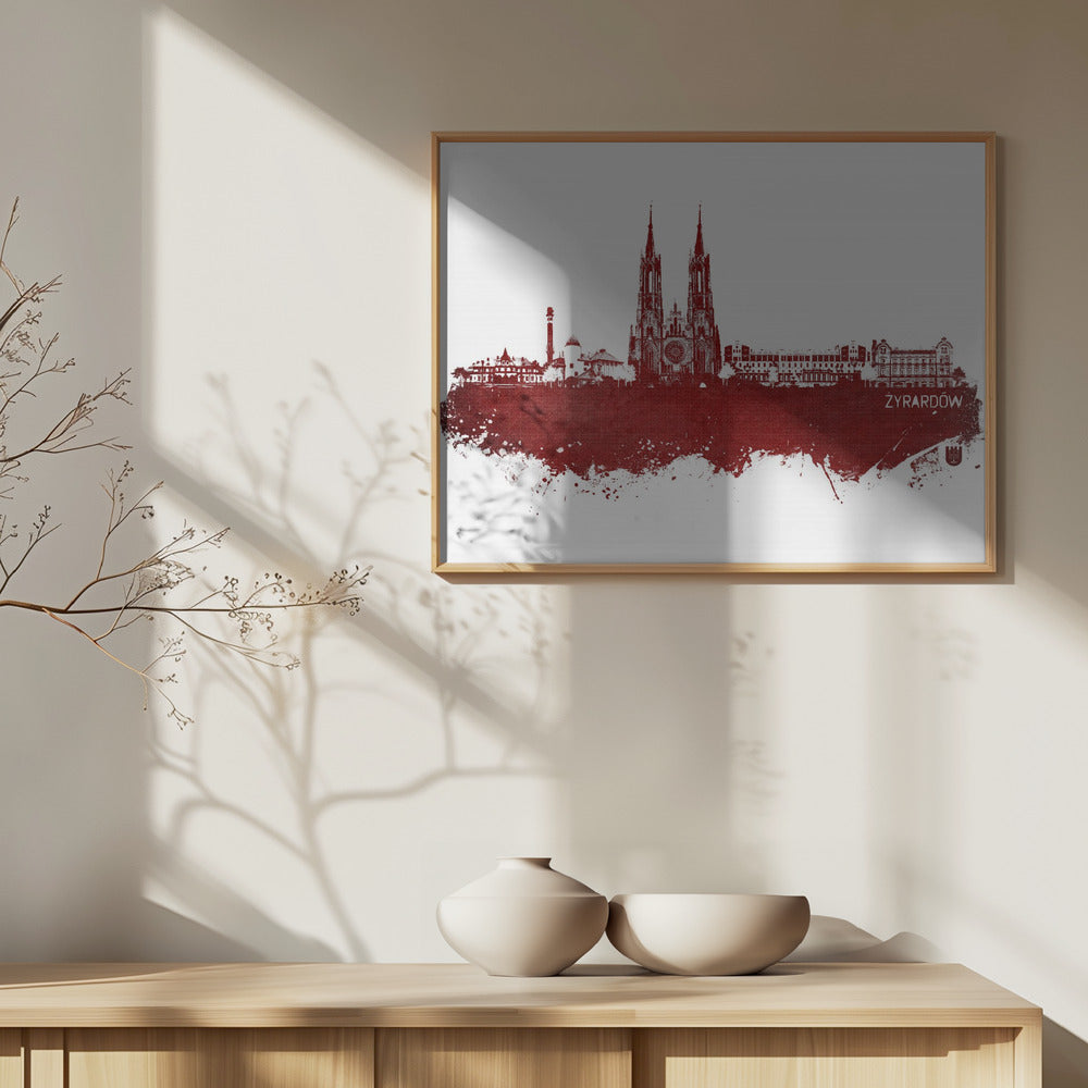 Żyrardów Poland Skyline City Art (3) | Poster