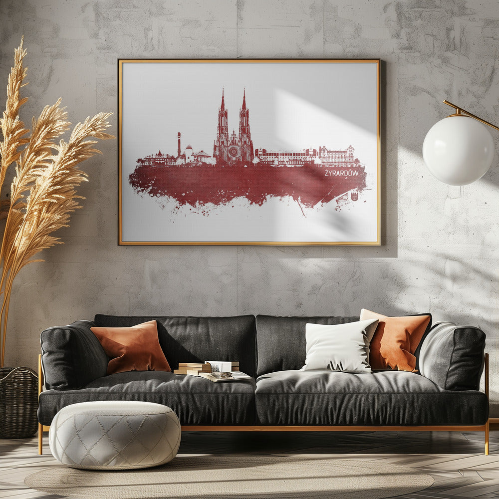 Żyrardów Poland Skyline City Art (3) | Poster