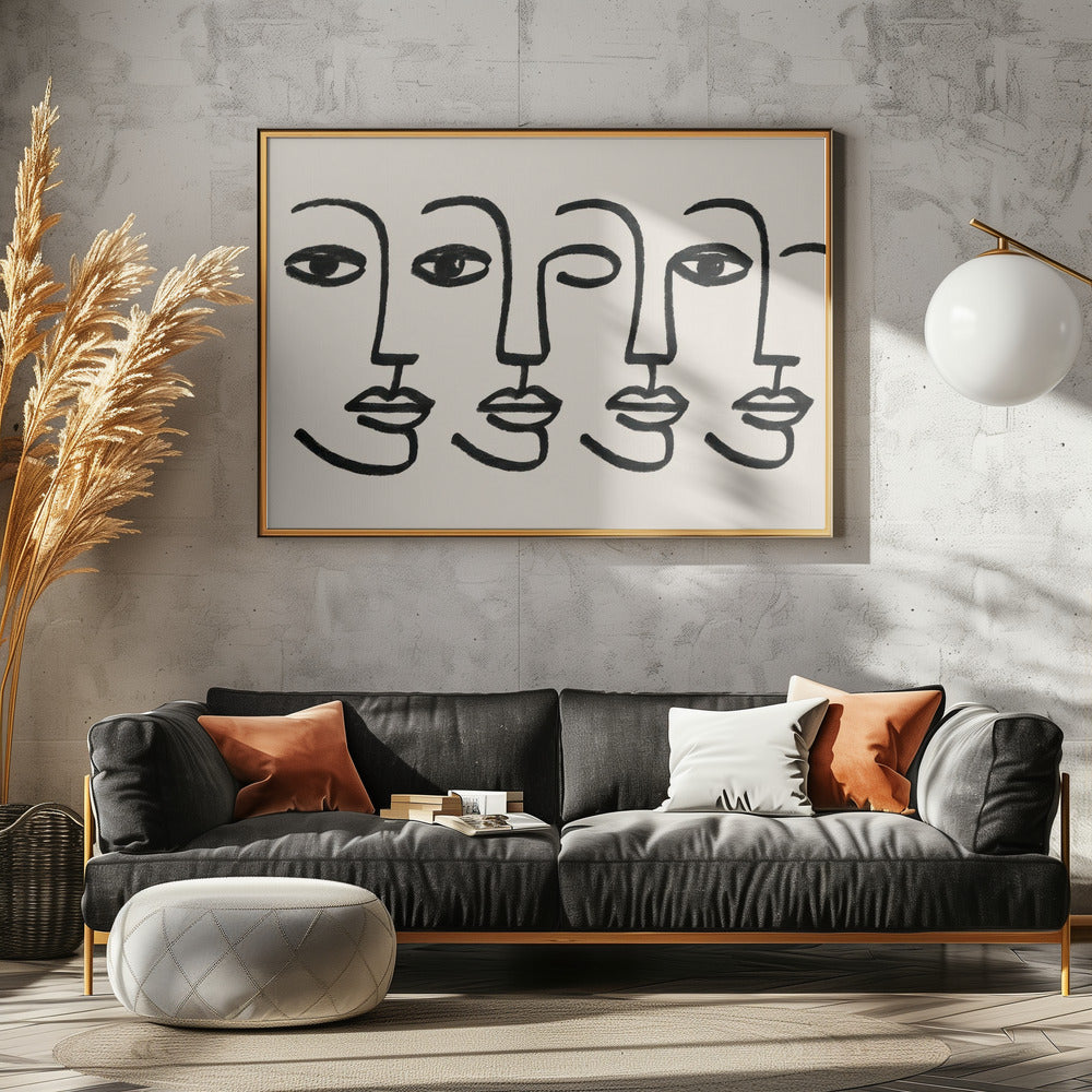 Faces in Harmony | Poster