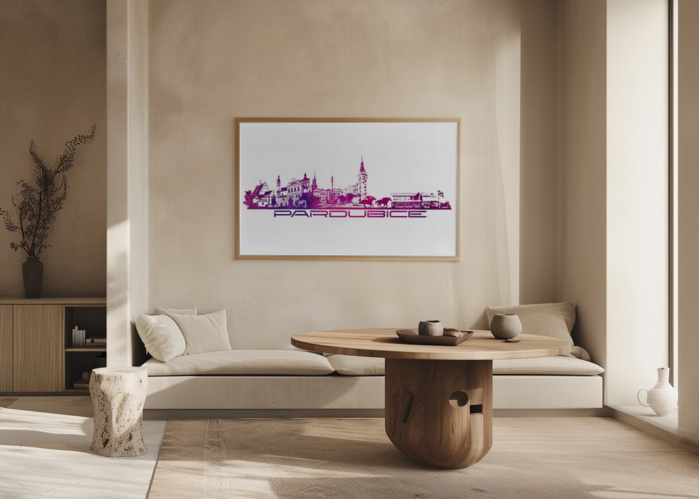 Pardubice Czechia Skyline City Art (6) | Poster