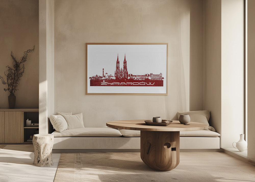 Żyrardów Poland Skyline City Art (2) | Poster