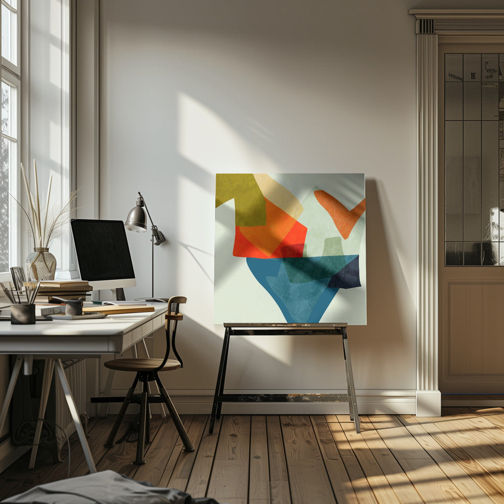 Shapes&lines5 Kopie | Canvas