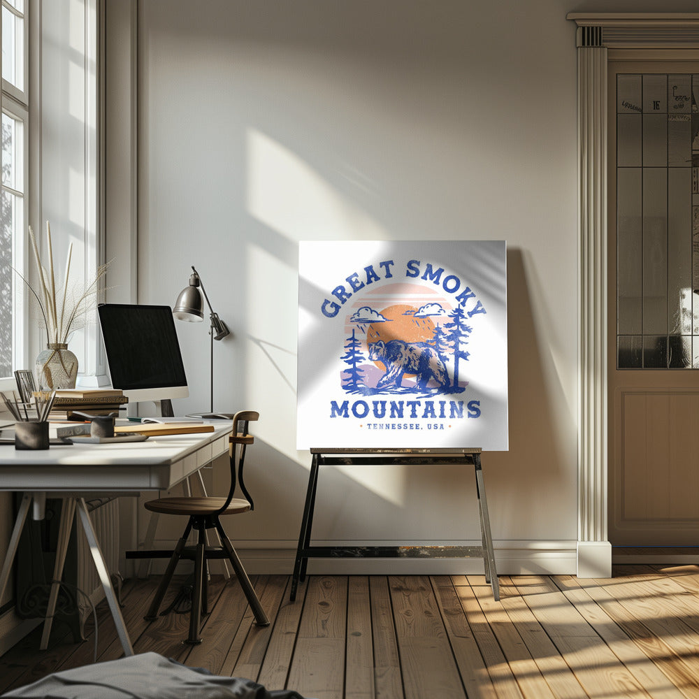 Great Smoky Mountainsin kansallispuisto Tennesseessä | Canvastaulut