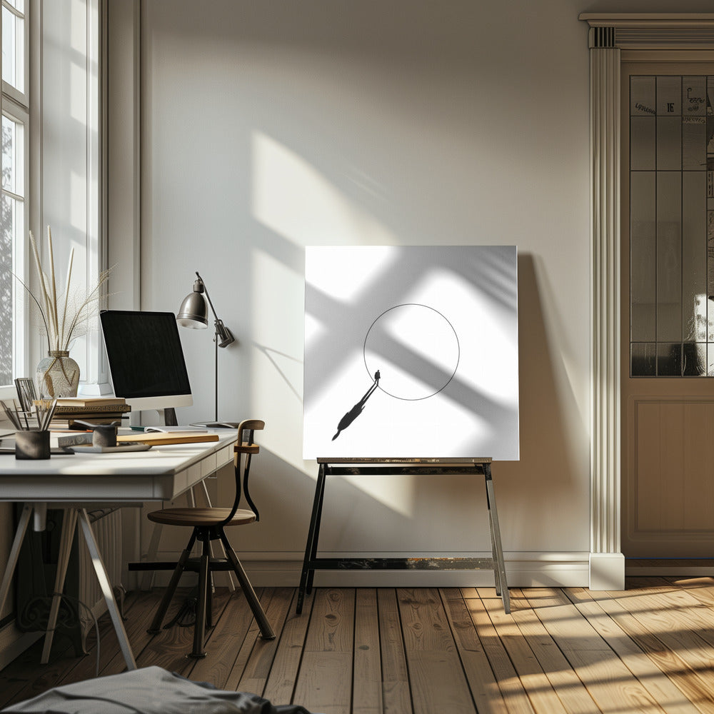 Ik loop een rondje! | Canvasprints