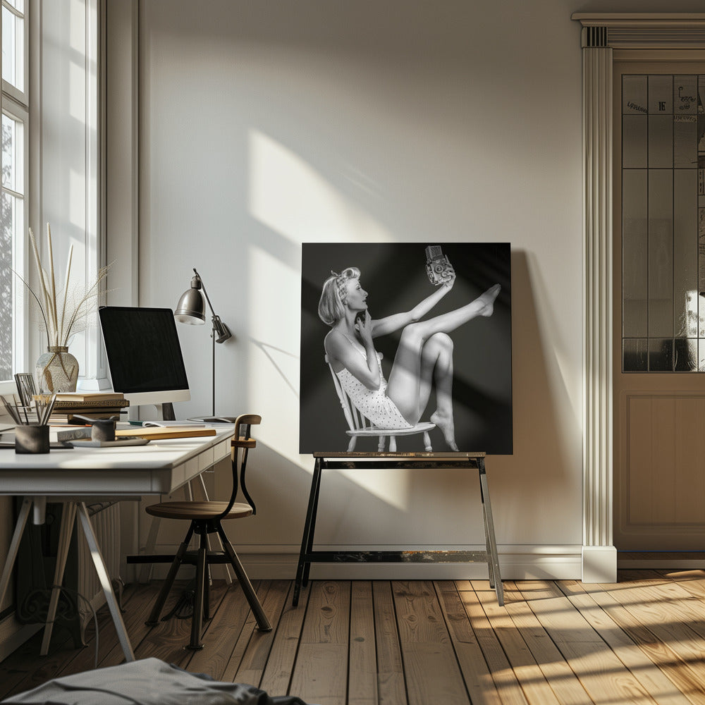 Selfie vintage | Tableaux sur Toile