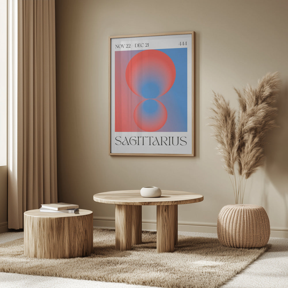Modern Sagittarius Design | Poster