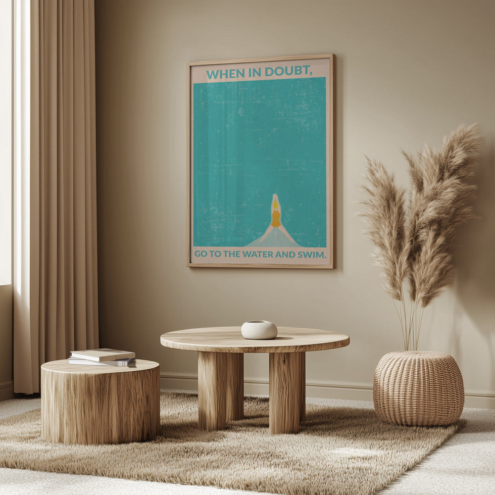 Offenes Wasser (blond) | Poster