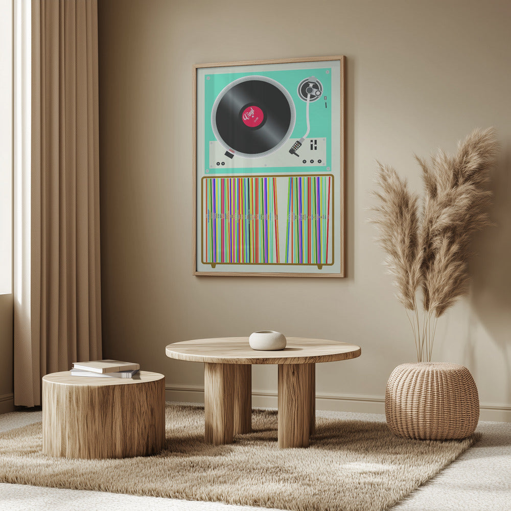 Vinylstapel | Affisch