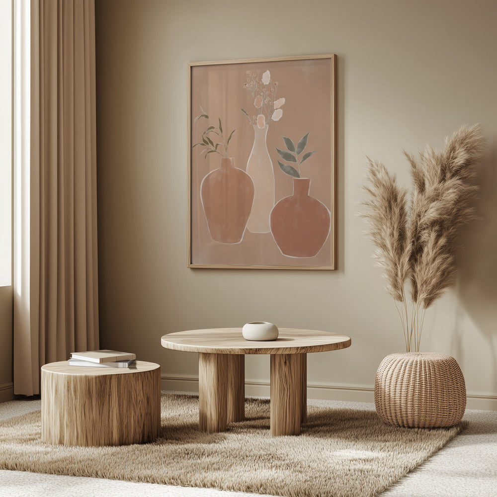 Set of Flower Vases | Poster